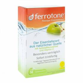 Ferrotone - supliment natural de fier, cu aroma de mar, 14 plicuri, Spatone