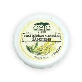 Unguent Sanziene - Crema tip balsam cu extract de sanziene, 20g / 25ml - CETA