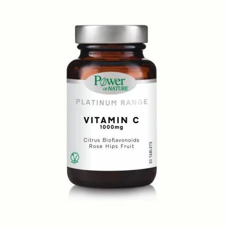 Vitamina C 1000mg, 30 tablete, Platinum, Power of Nature