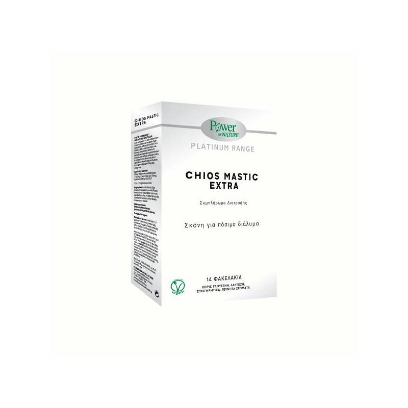 CHIOS MASTIC EXTRA Platinum cu indulcitori 14 plicuri - Power of