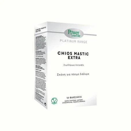 CHIOS MASTIC EXTRA Platinum cu indulcitori 14 plicuri - Power of Nature