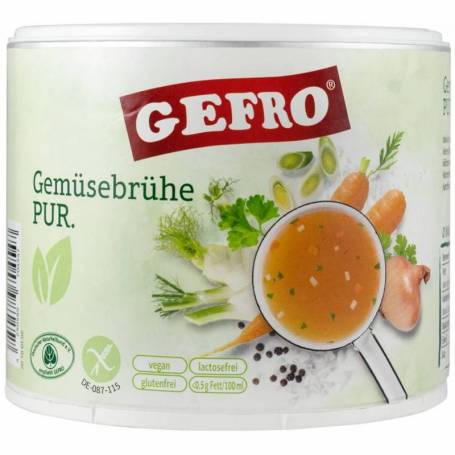 Supa de legume Pur, eco-bio, 300 g, Gefro
