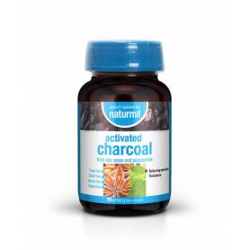Activated Charcoal - Carbune Activat - 90 cps, Naturmil