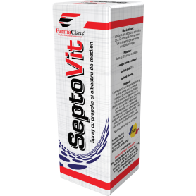 SEPTOVIT SPRAY cu PROPOLIS SI ALBASTRU METILEN, 30 ml, FARMA CLASS