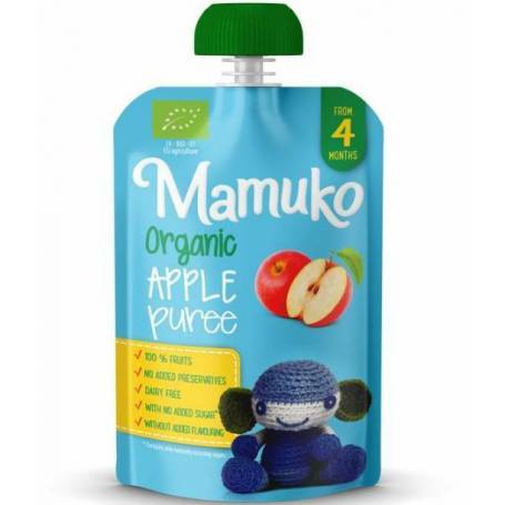 Piure de mere, eco-bio, 100g Mamuko