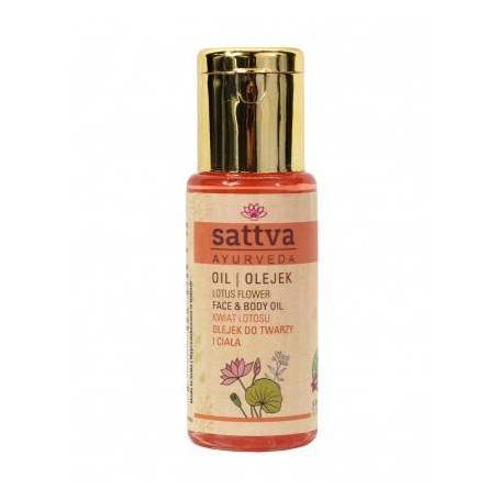 Ulei pentru fata si corp cu Lotus 50ml – Sattva Ayurveda