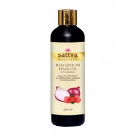 Ulei cu Ceapa si Hibiscus, anticadere si crestere par 200ml – Sattva Ayurveda