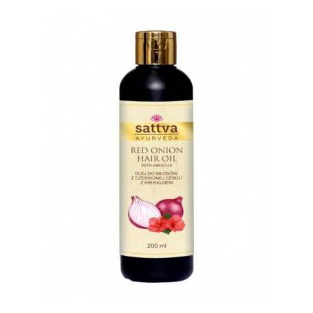 Ulei cu Ceapa si Hibiscus, anticadere si crestere par 200ml – Sattva Ayurveda