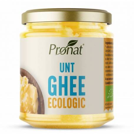 Unt ghee eco-bio, 200ml - 145g Pronat