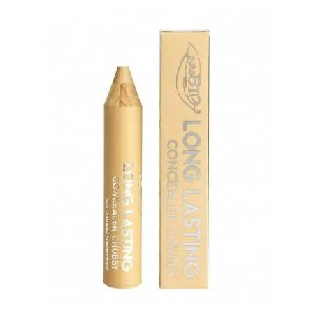 Concealer creion, Chubby Beige Pesca 027L, Long Lasting, PuroBIO