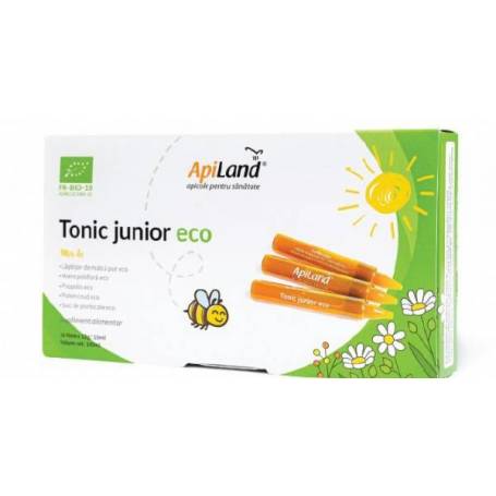 Tonic Junior, tonic apicol pentru copii, eco-bio 20 fiole, Apiland