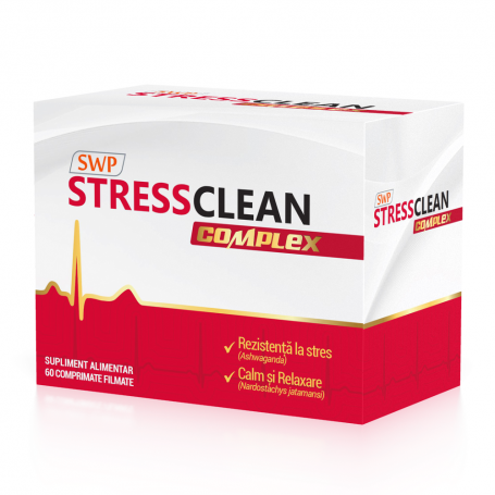 STRESSCLEAN COMPLEX 60 comprimate filmate, SUNWAVE PHARMA