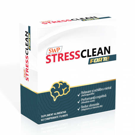 STRESSCLEAN FORTE 60 comprimate filmate, SUNWAVE PHARMA