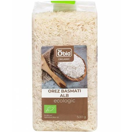 Orez basmati alb, eco-bio, 500g, Obio