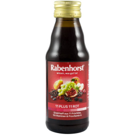 Suc de fructe Rosu 11 plus 11, 125ml - Rabenhorst