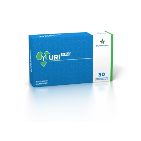 URI BLEU - rinichi si tract urinar - 30 comprimate gastrorezistente -  BLEU PHARMA