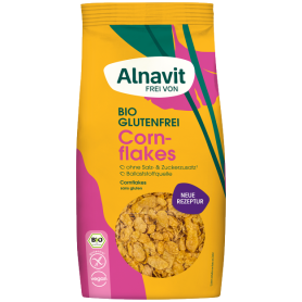 Fulgi de porumb crocanti fara gluten, fara zahar adaugat, eco-bio, 250g Alnavit