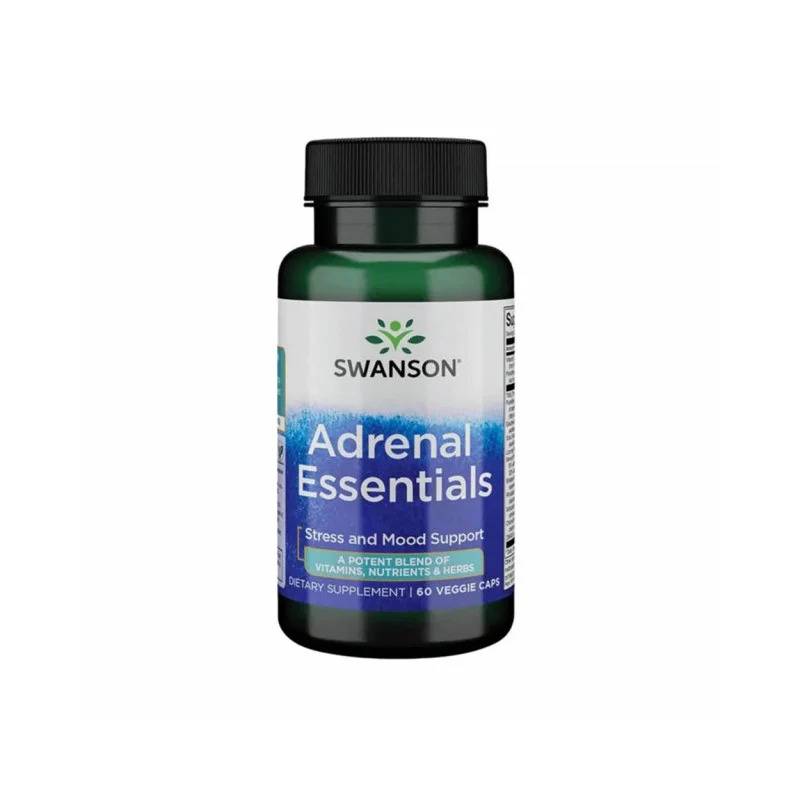 Adrenal Essentials Complex, 60 capsule pentru Glande Suprarenale,