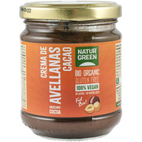 Crema tartinabila din alune de padure si cacao, eco-bio, 200g Natur Green