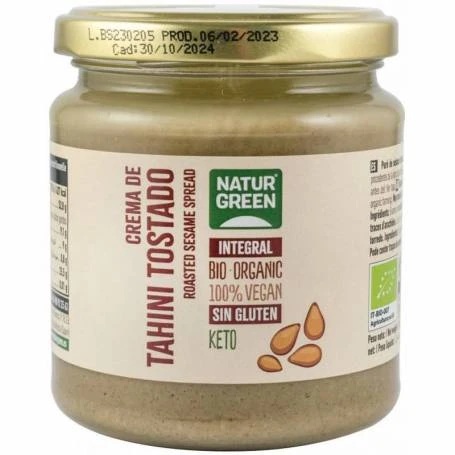 Crema tartinabila de susan prajit (Tahini), eco-bio, 300g Natur Green