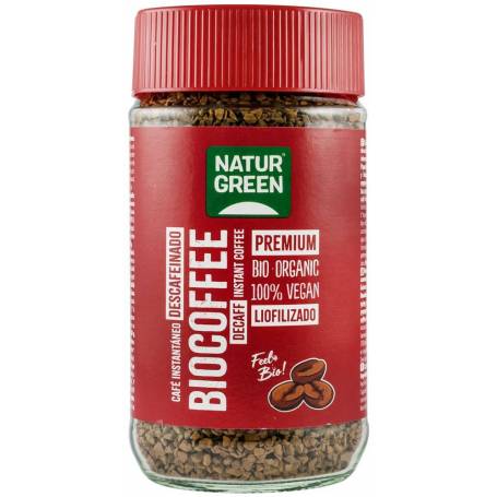 Cafea decofeinizata instant, eco-bio, 100g Natur Green