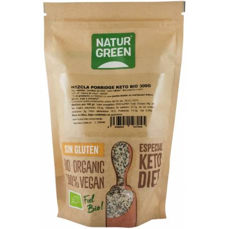 Premix Keto pentru porridge, eco-bio, 300g Natur Green