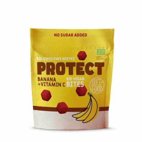 Bio Bites PROTECT – cuburi de fructe cu vitamina C, eco-bio, 120g, Diet-Food