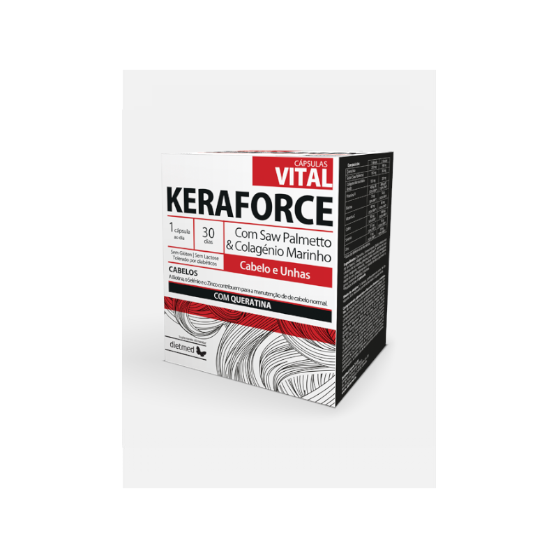 KERAFORCE VITAL - keratina – 30 CAPSULE – DIETMED - Type Nature