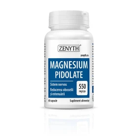 Magnesium Pidolate - pidolat de magneziu, 60 capsule, Zenyth
