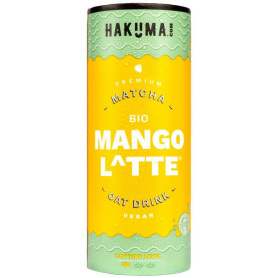 Caffee Latte cu matcha și mango, eco-bio, 235ml - Hakuma