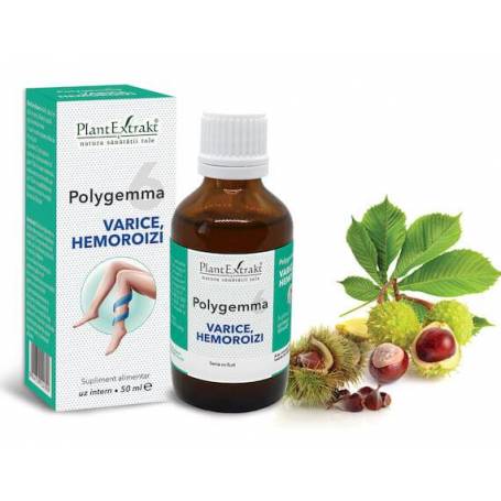 Polygemma 6 - Varice Hemoroizi 50ml Plantextrakt