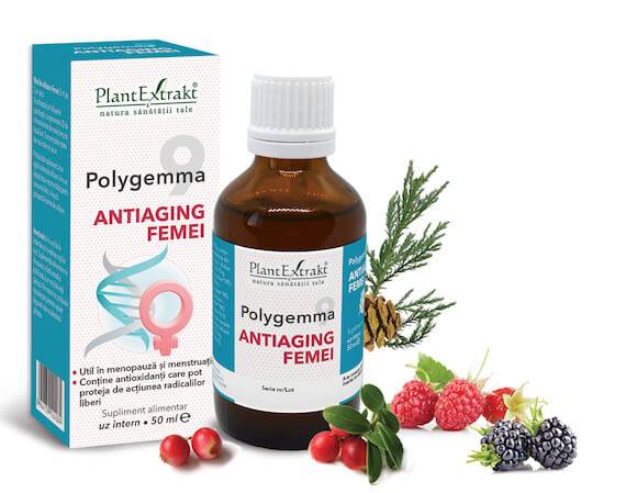 Polygemma 9 - Femei 50 Plus 50ml Plantextrakt