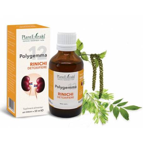 Polygemma 12 - Rinichi detoxifiere 50ml Plantextrakt