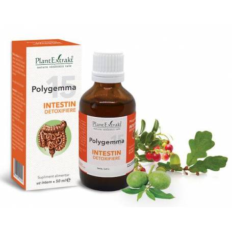 Polygemma 15 - Intestin detoxifiere 50ml Plantextrakt