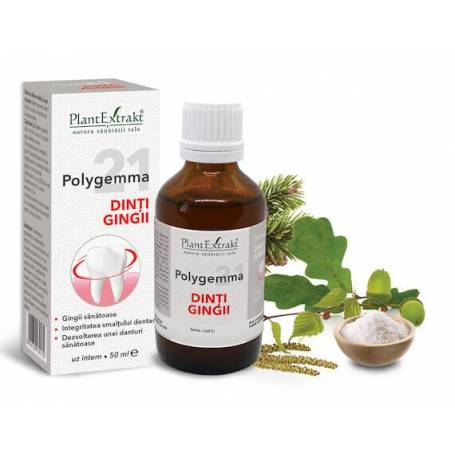 Polygemma 21 - Dinti, Gingii, 50ml Plantextrakt