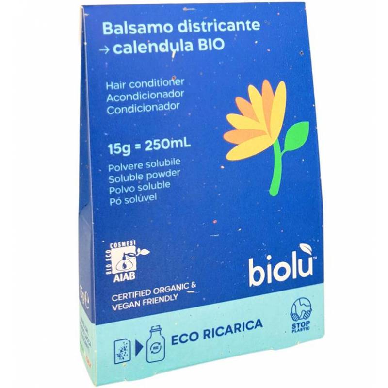 Balsam de par cu galbenele pudra 15g, eco-bio, eco-refill, Biolu
