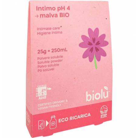 Gel ecologic pentru igiena intima cu nalba, pudra 25g, eco-refill, Biolu