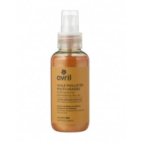 Ulei pentru corp cu particule stralucitoare, 100 ml, Avril