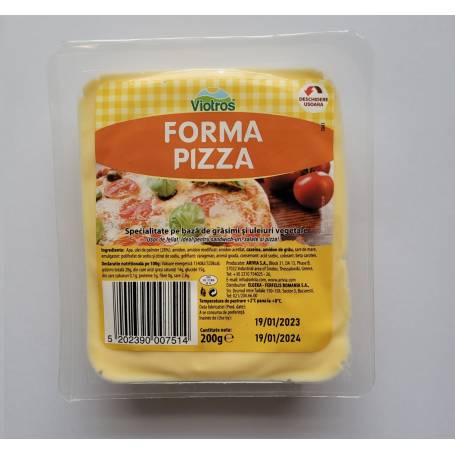 Cascaval vegan pentru pizza cu aroma de Gouda 200g - Viotros, Violife