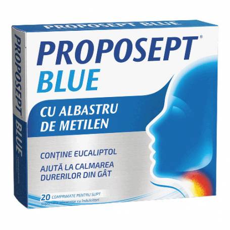 PROPOSEPT BLUE, 20 comprimate de supt, FITERMAN PHARMA