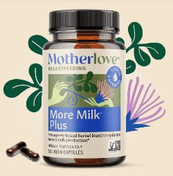 More milk plus capsule pentru stimularea lactatiei - motherlove 120 capsule