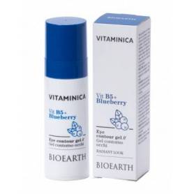 Gel contur ochi cu B5 Afine si acid hialuronic 30ml – Vitaminica Bioearth