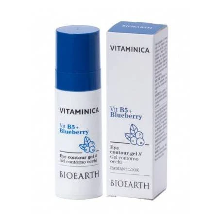 Gel contur ochi cu B5 Afine si acid hialuronic 30ml – Vitaminica Bioearth