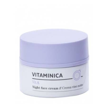 Crema de noapte cu retinol si acid hialuronic, 50 ml, Vitaminica Bioearth