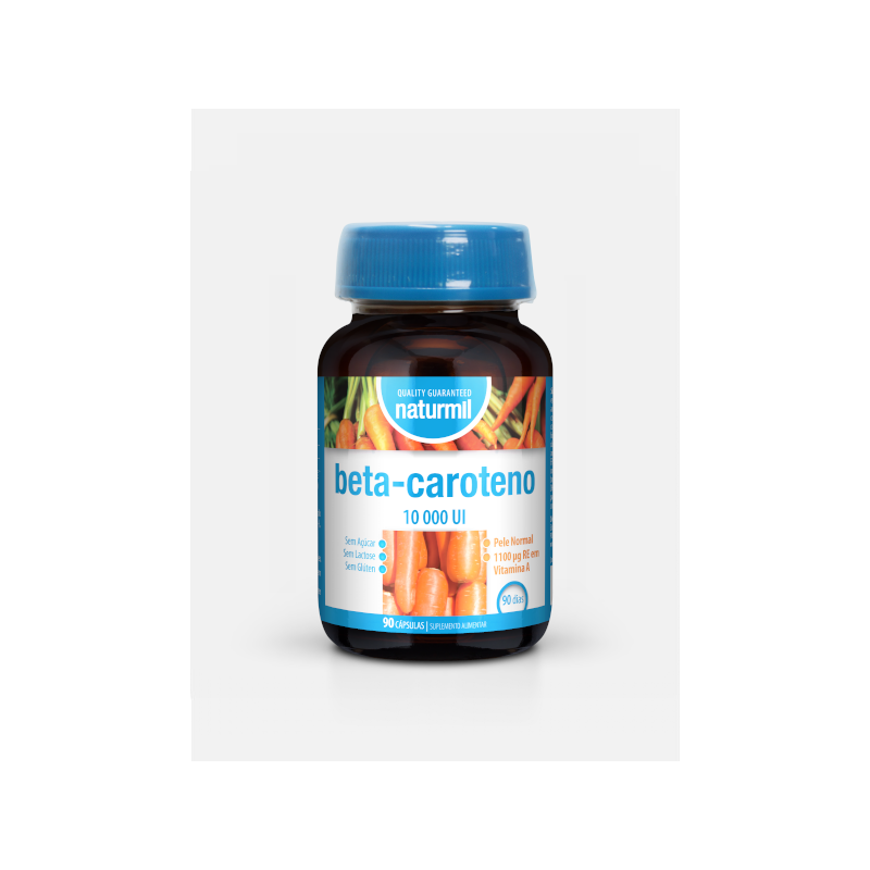 Beta-caroten 10.000UI, 90 capsule, NATURMIL