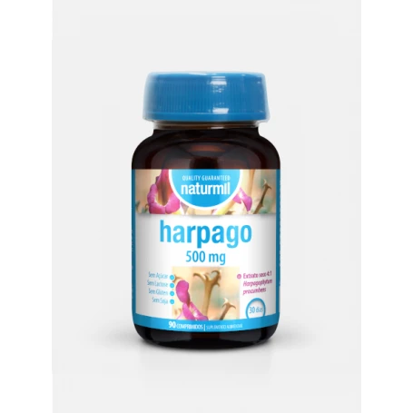 HARPAGO - DEVIL'S CLAW - GHEARA DIAVOLULUI - antiinflamator, 500mg, 90tb, Naturmil