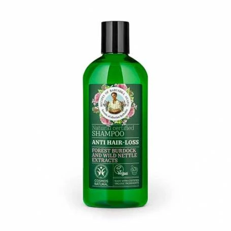 Sampon Impotriva Caderii Parului cu Brusture si Urzica 260ml, Bunica Agafia