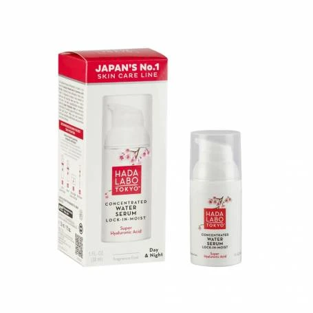 Concentrated Water Serum Lock-in-Moist - Ser concentrat mentinerea hidratarii pielii de zi si de noapte, 30 ml, Hada Labo Tokyo