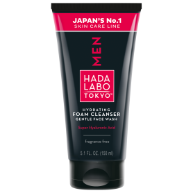 Hydrating foam cleanser - Man - Spuma de curatare hidratanta barbati cu acid hialuronic, 150 ml, Hada Labo Tokyo