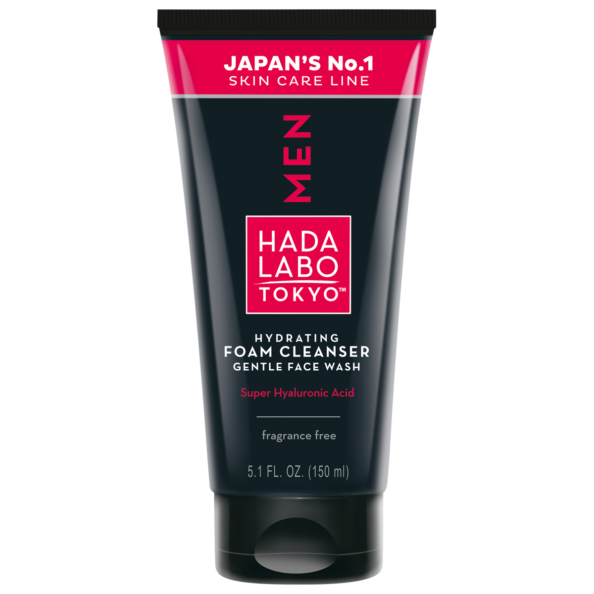 Hydrating Foam Cleanser - Man - Spuma De Curatare Hidratanta Barbati Cu Acid Hialuronic, 150 Ml, Hada Labo Tokyo